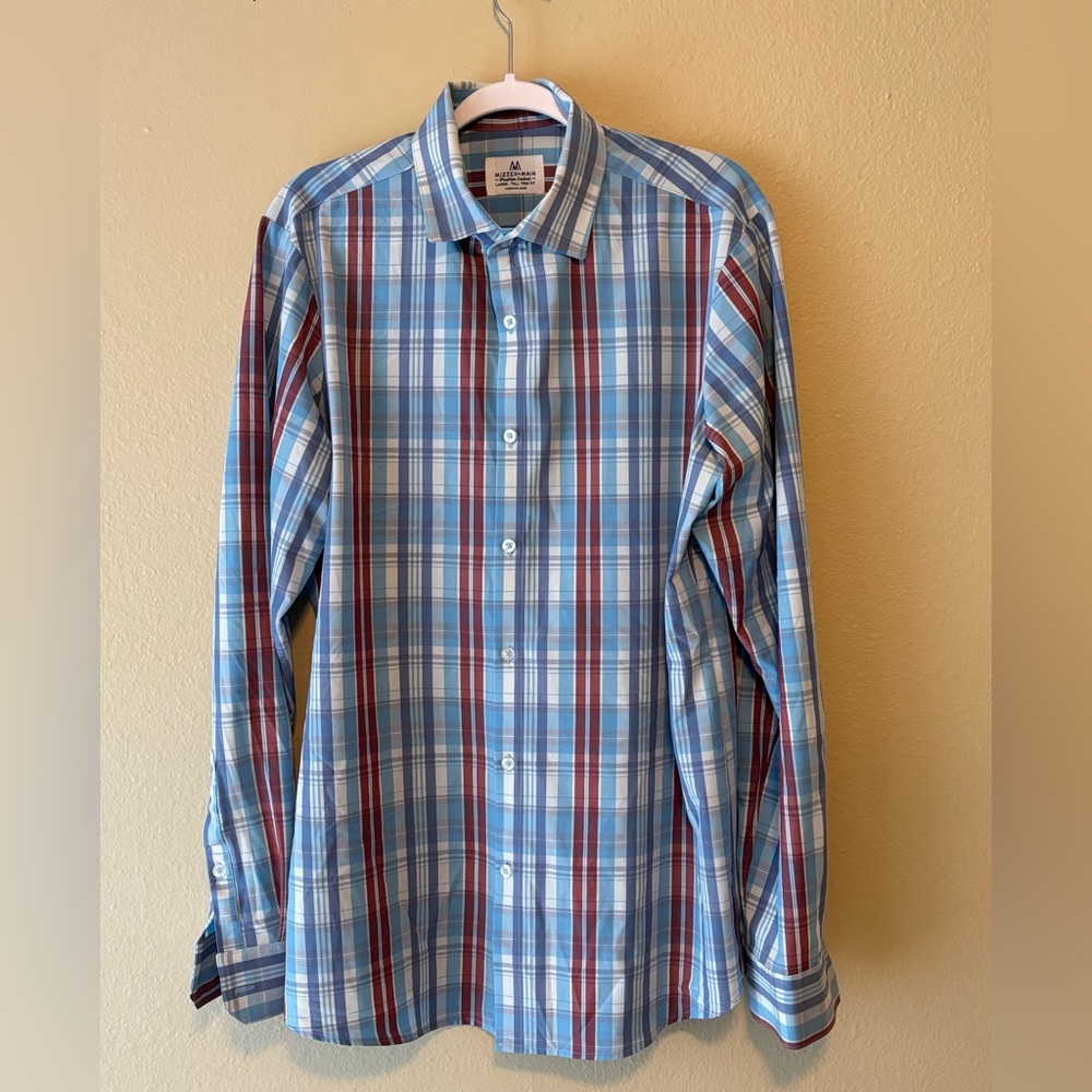 Mizzen + Main Large Tall Trim Fit button down shirt
